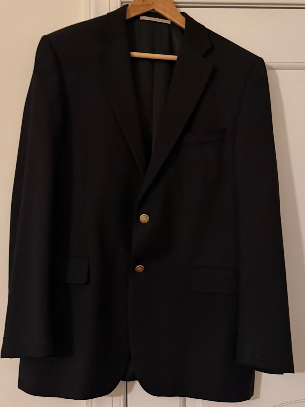 Burberry Black Blazer with Gold Buttons